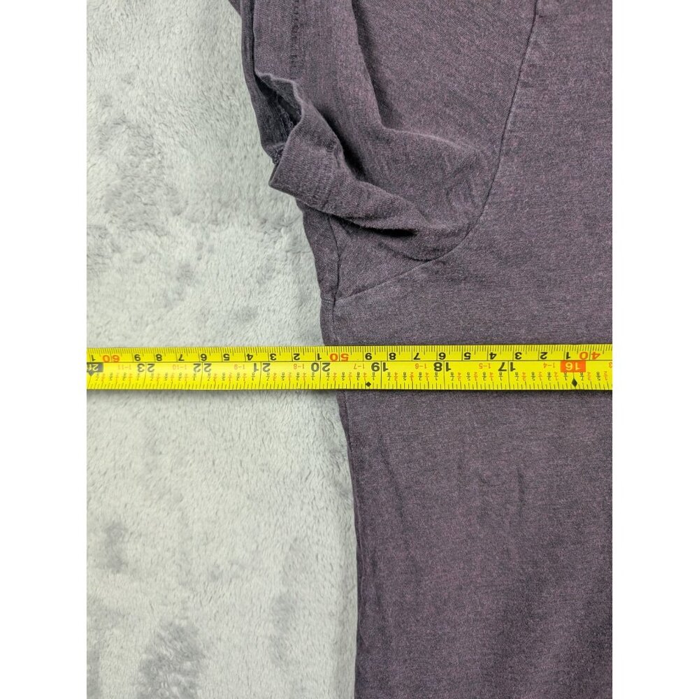 An Original Penguin T Shirt Mens Size Large Purple V Neck Pocket Soft Casual - Picture 4 of 7